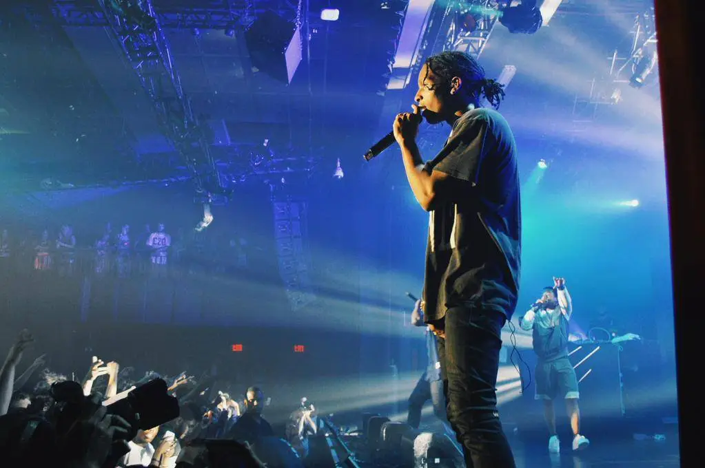 ASAP Rocky on stage 