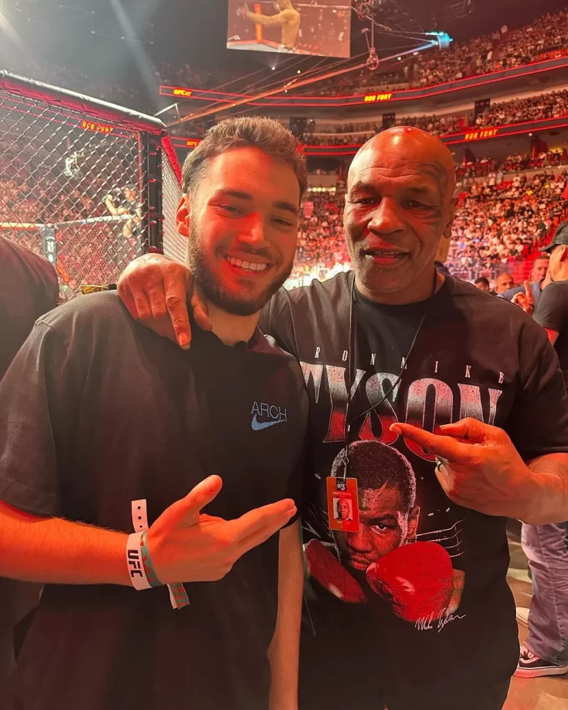 Adin Ross with Mike Tyson