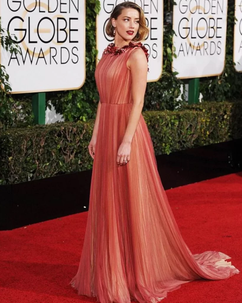 Amber Heard at Golden Globes