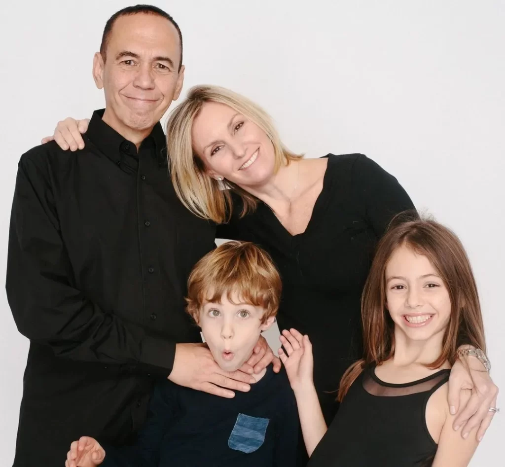 Gilbert Gottfried with family