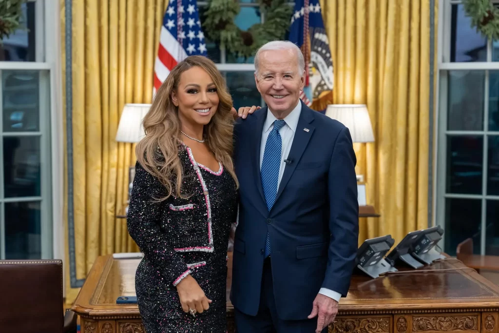 Mariah Carey President Joe Biden