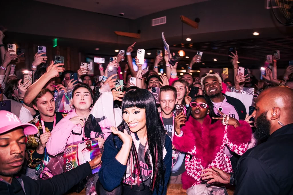 Nicki Minaj With Fans
