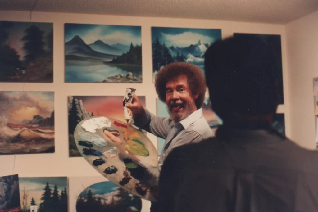 Artist Bob ross