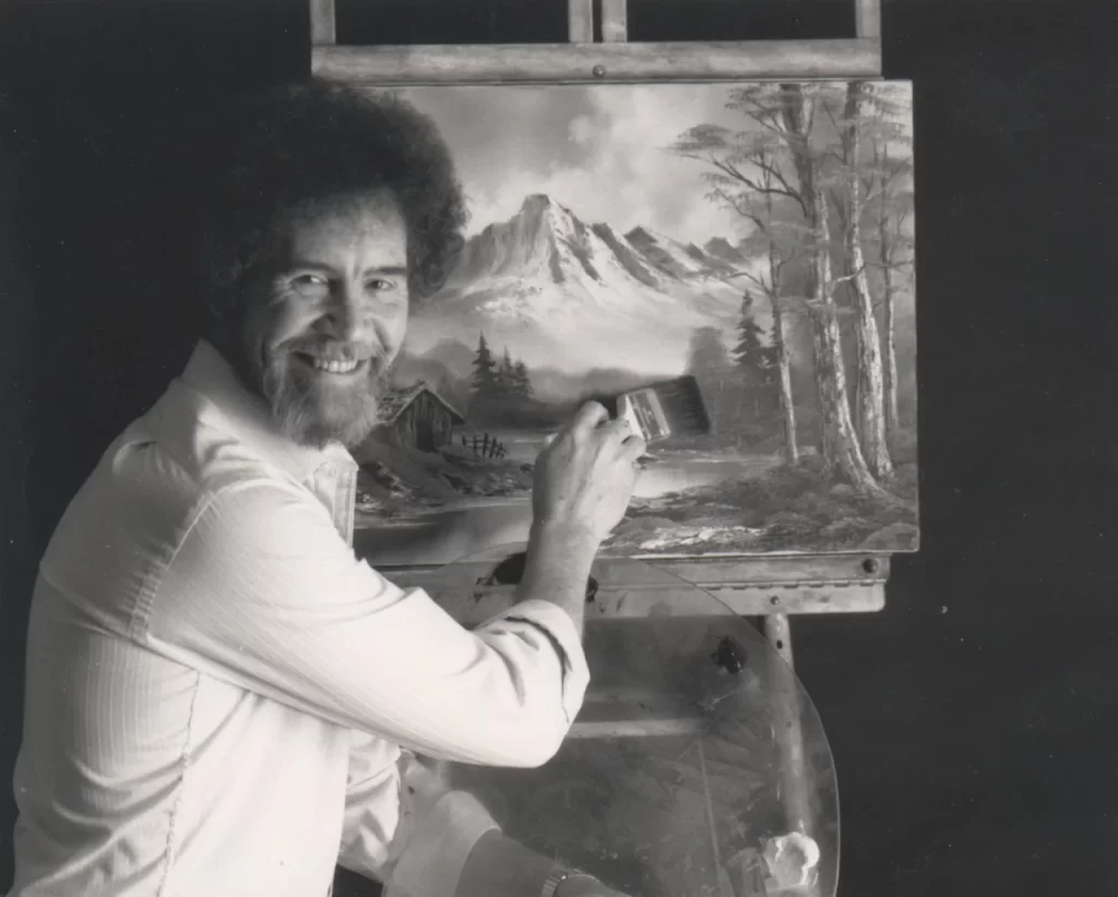 Painter Bob Ross