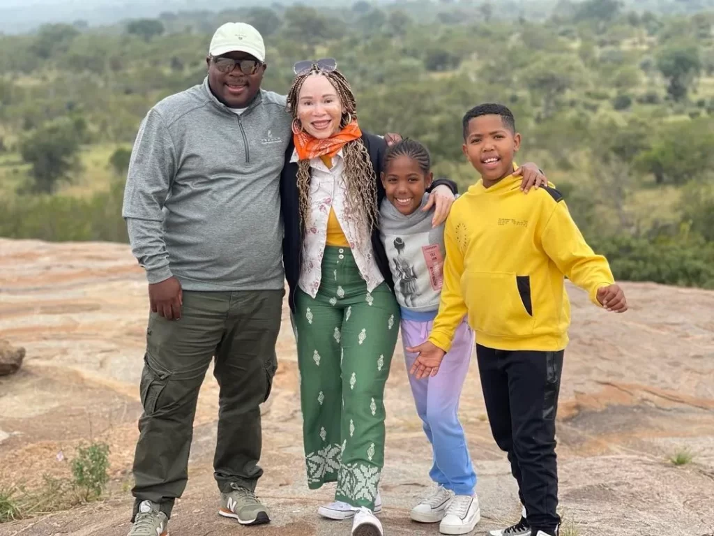 Skhuthazo Winston Khanyile with his family