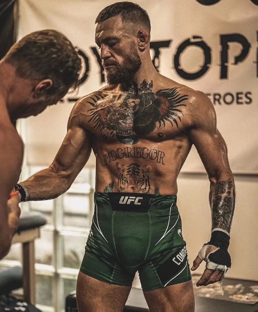 Conor McGregor Training at Gym