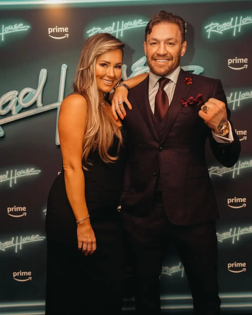 Conor McGregor with his wife Dee Devlin