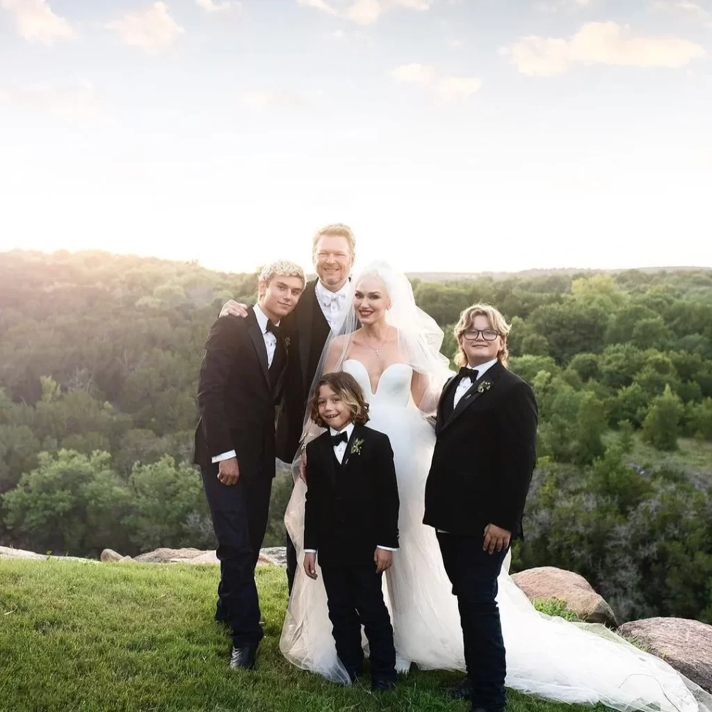 Gwen Stefani with Family