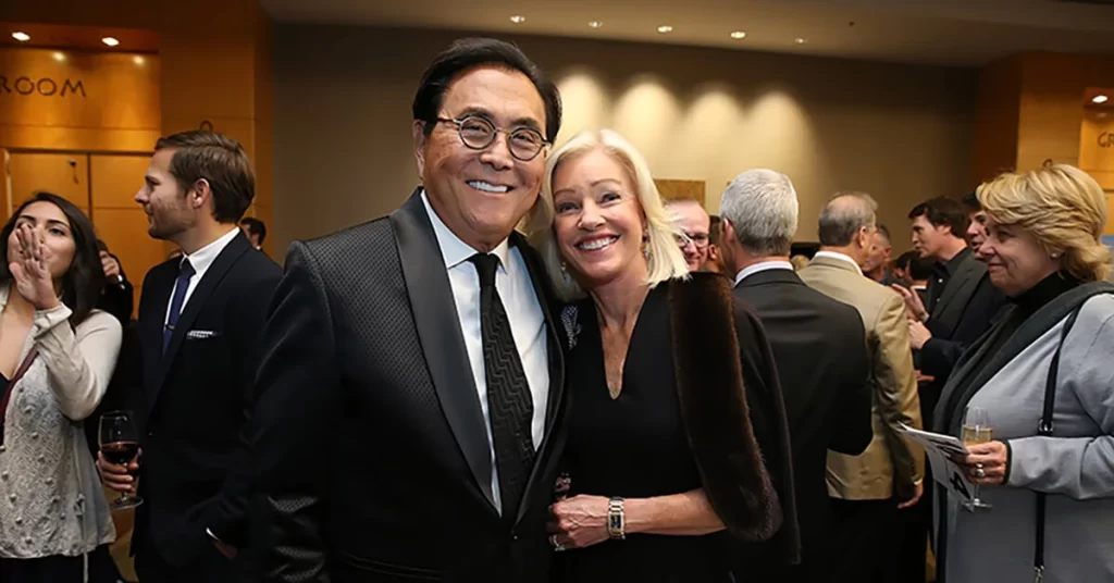 Robert Kiyosaki with his wife Kim Kiyosaki (née Meyer)