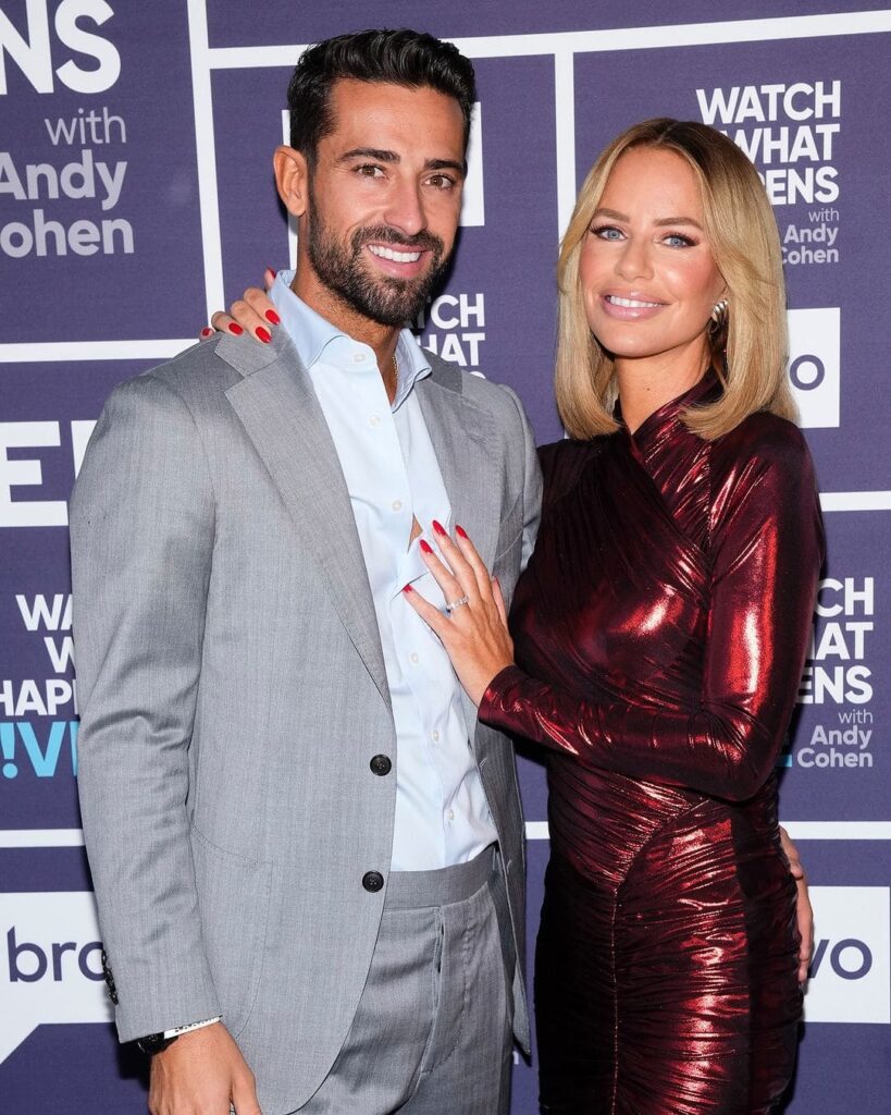 Caroline Stanbury with her husband Sergio Carrallo