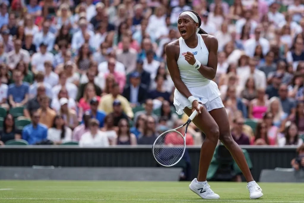 Coco Gauff at wimbledon