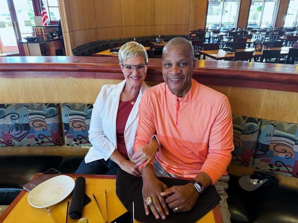 Darryl Strawberry with His wife Tracy Boulware