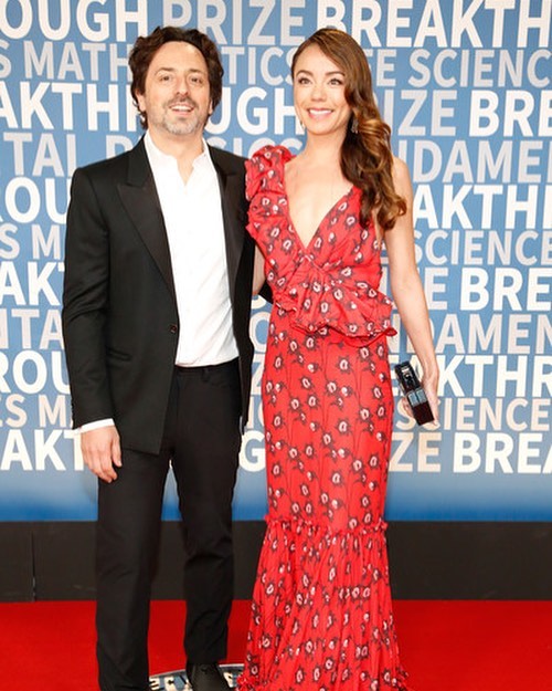 Nicole Shanahan with her X husband Sergey Brin