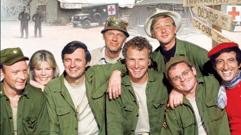 Gary Burghoff with mash team