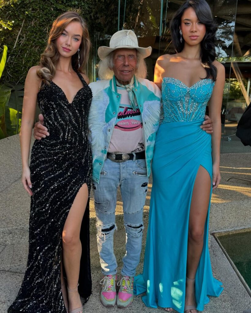 James Goldstein with models