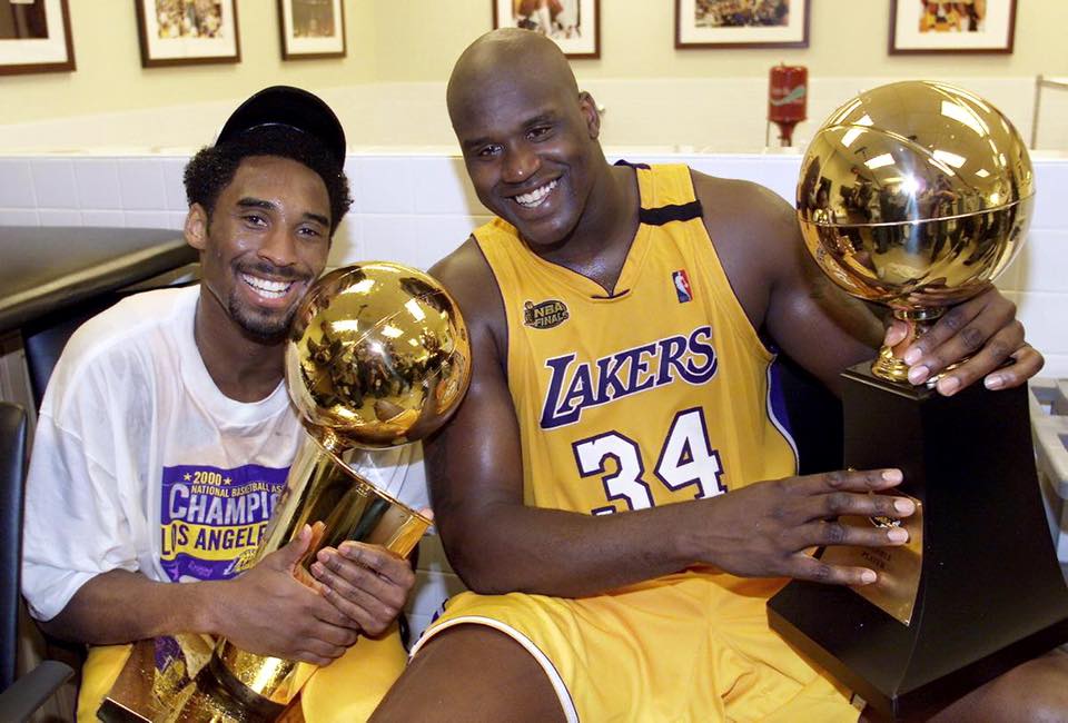  Shaq with Kobe Bryant