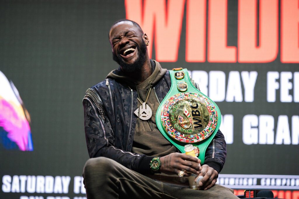 Boxer Deontay Wilder