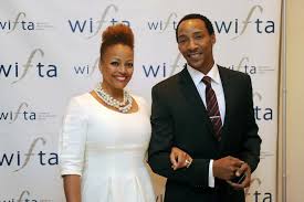 Kim Fields with her husband Christopher Morgan