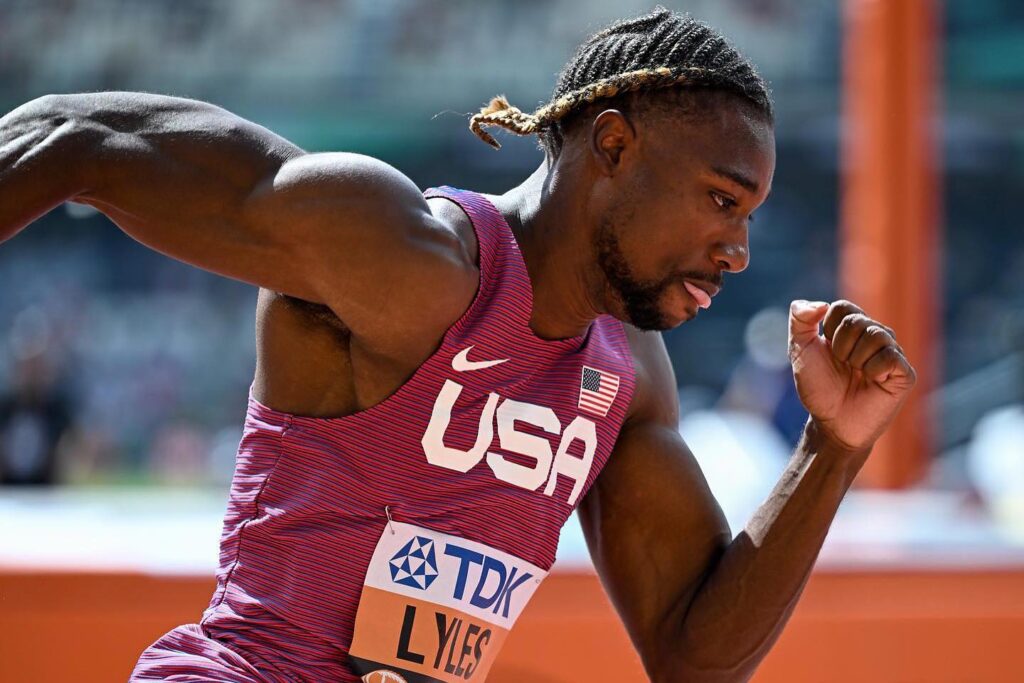 sprinter Noah Lyles'